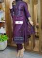 New Un Ready Skin Print Cotton Three Piece Shalwar Kameez for Women. 