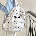 Japanese Pacha Dog Girl School Bag Korean Version Junior High School Student Backpack High Capacity Printed College Style Backpa. 