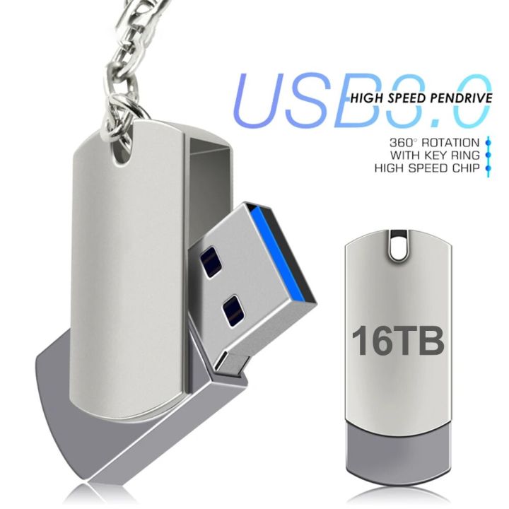 New 2023 Pen Drive 16TB Metal Pendrive Usb 3.0 8TB 4TB Cle Usb Flash Drives 2TB High Speed Portable SSD Memoria Usb Flash Stick