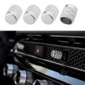 For 11Th Gen 2022 Center Console Outlet Cover Trim Cap Switch Knob Ring Interior Accessories,Silver.
