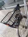 Bicycle back basket, mountain bike basket, children's folding basket, back seat rack, basket, bicycle, enlarged school bag basket.
