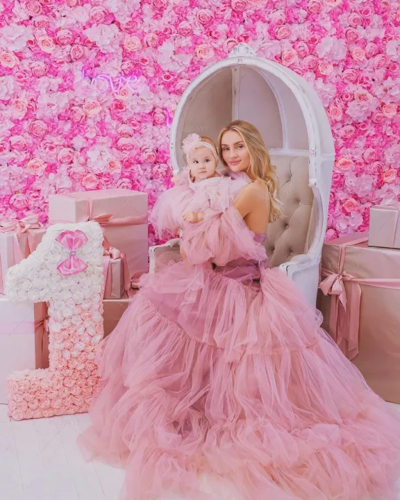 Mother%20Daughter%20Matching%20Dresses%20Maxi%20Layered%20Tulle%20Dress%20Family%20Photoshoot%20Outfit%20Wedding%20Guest%20Birthday%20Baby%20Girl%20Dress%20-%20Image%203