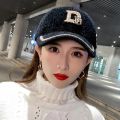 DYLAOPAN2021 Letter D Baseball Cap Women rhinestone trend cotton bling Cap snapback hip hop cap UV protection Hat Women's Cap. 