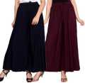 Women Stylish Linen Palazzo For Woman 2Pcs Pack.