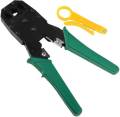 Crimping Tool, RJ45, RJ11 CAT5e/CAT6 LAN CUTTER With Cable Cutter Manual Crimper. 