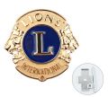 Lions Clubs International Logo Car Sticker Emblem for Car Grille. 