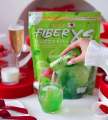 Fiber XS Prebiotic Detox Drink – Natural Fiber Cleanse with Vitamins & Fruits – Green Apple – 30 Sachets. 