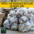 Large Clear Garbage Bags – 40 x 60 cm Heavy Duty Trash Liners (60/90 Pack). 