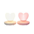 2021 LED Touch Control Table Lamp USB Rechargeable Lamp Energy Saving Romantic Heart Shape Decoration Nig.