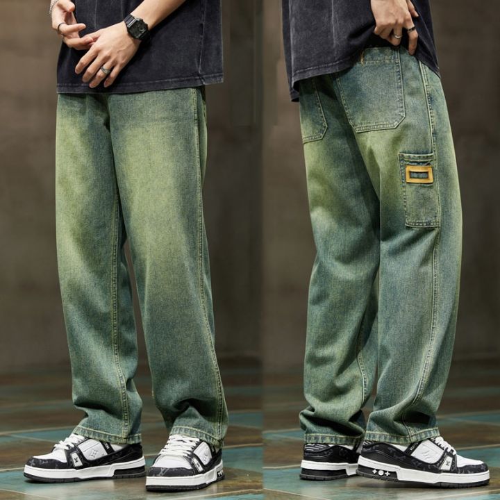 Wide%20Leg%20Jeans%20Men%20Baggy%20Pants%20Summer%20Straight%20Cut%20Loose%20Retro%20Blue%20Denim%20Pants%20Streetwear%20Fashion%20Pockets%20Vintage%20Man%20Clothes%20-%20Image%203