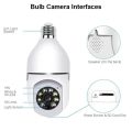 V380 PTZ 2MP 1080P E27 360 Degree Rotation Night Vision HD WIFI IP Camera. 