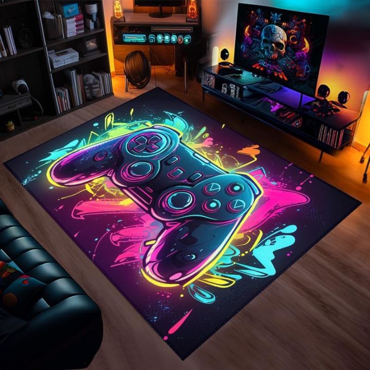 Teens%20Boy%20Game%20Rug%20Gamepad%20Pattern%20Living%20Room%20Bedroom%20Carpet%20Gamer%20Bedroom%20Controller%20Player%20Home%20Decor%20Non-Slip%20Gaming%20Carpet%20-%20Image%205