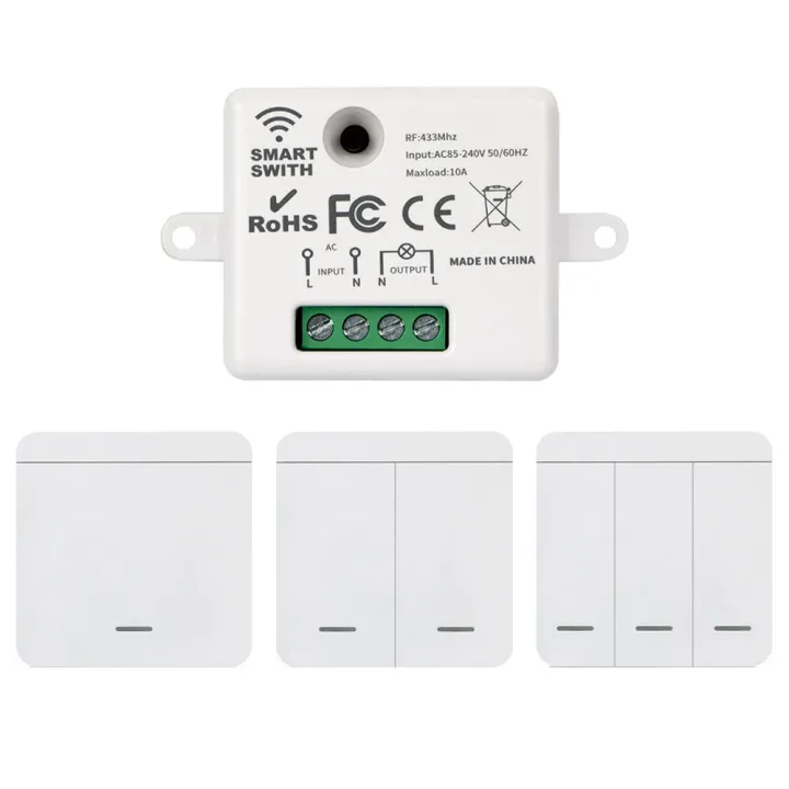 86%20Wireless%20Smart%20RF%20433Mhz%20100-220V%20Wall%20Panel%20with%20Remote%20Control%20Mini%20Relay%20Receiver%20Home%20Led%20Light%20Lamp%20Switch%20-%20Image%206