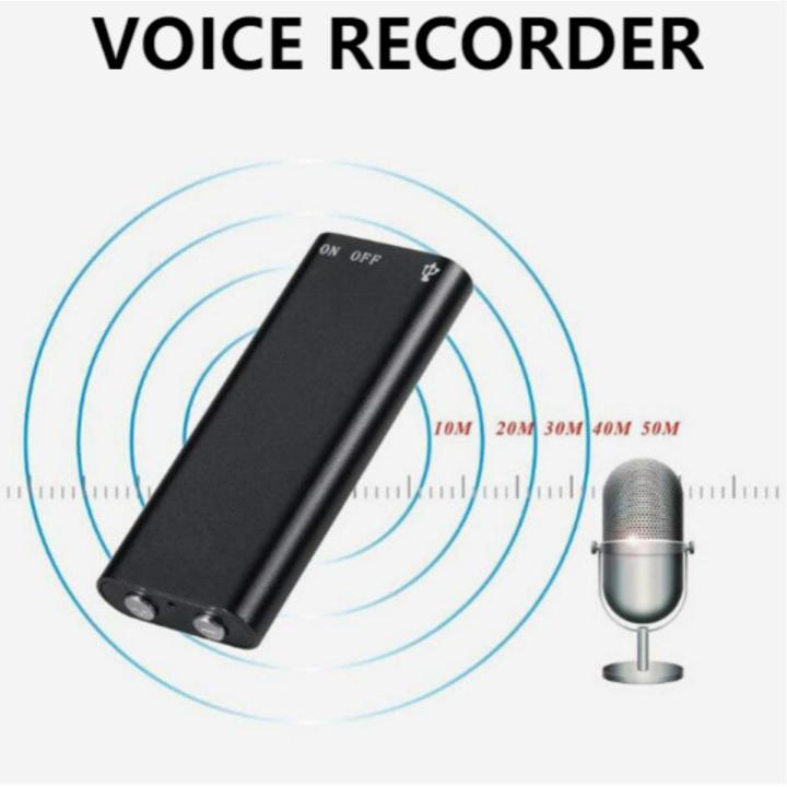 Mini Powerful Voice Recorder 8GB Black