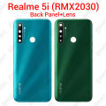 Realme 5i RMX2030 Back Panel/Backshell/ Casing + With and With Camera Lens + Side Buttons With Logo-All Colors Available. 