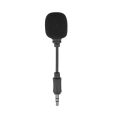 Mini Microphone 3.5mm Inline Three Pole Short Microphone for DJI OSMO Action Camera Phone Computer Noise Cancelling Microphone. 