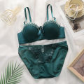 Khapsu Premium Quality Women's Lace pushup wired Bra Panty Set.