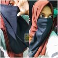 Comfortable Nose Niqab For Muslima Girls. 