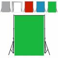 Green Blue Black White Yellow Screen Background 5X7 Feet Backdrop For Photography Without Stand. 