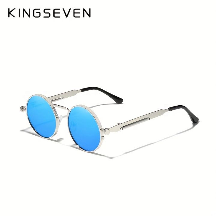 KINGSEVEN,%20Gothic%20Steampunk%20Round%20Metal%20Frame%20Polarized%20Sunglasses,%20With%20Spring%20Bridge%20&%20Temples,%20For%20Men%20Women%20Outdoor%20Sports%20Party%20Vacation%20Travel%20Driving%20Fishing%20Supplies%20Photo%20Props%20-%20Image%204