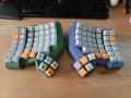 Dactyl Manuform Split Keyboard Kit Custom 4x6/5x6/6x7 2.4g Dongle Wireless Single-mode Hot Swap Split Mechanical Keyboard Kit. 