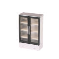 1/12 Dollhouse Simulation Refrigerator Freezer Model Dollhouse Mini Furniture Accessories Dolls House Decoration Toys. 