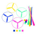 20pcs/Lot Pull String Flying Saucers Toys for Children Boys Girls Helicopters Lawn Outdoor Sports Games Plastic Flying Discs UFO. 