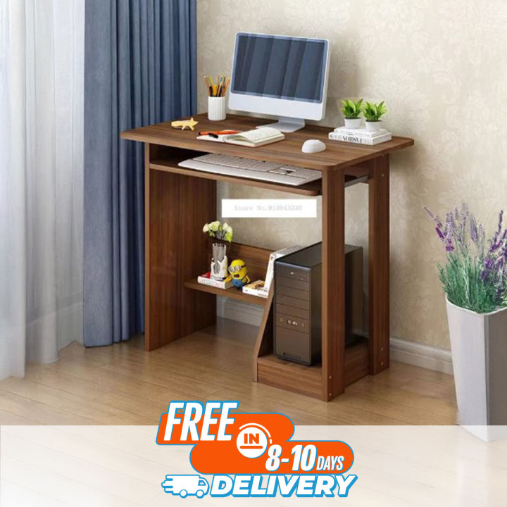 Modern Desktop Computer Desk With Keyboard Tray PC Laptop Desk For Study Student Writing Table Home office Work Furniture30/24
