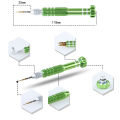 LI 5 in 1 Alloy Magnetic Disassemble Open Repair Screwdriver Tool Set for Cell Phones Eletronic Devices. 