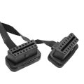 OBD2 One-divided-two 16-pin Extension Diagnostic Cable For OBD Interface Car. 