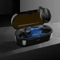 XG-13 TWS Bluetooth Earphone Wireless Headphones V5.0 In-ear Headset Waterproof Noise Reduction Earbuds With LED Power Display with Portability. 