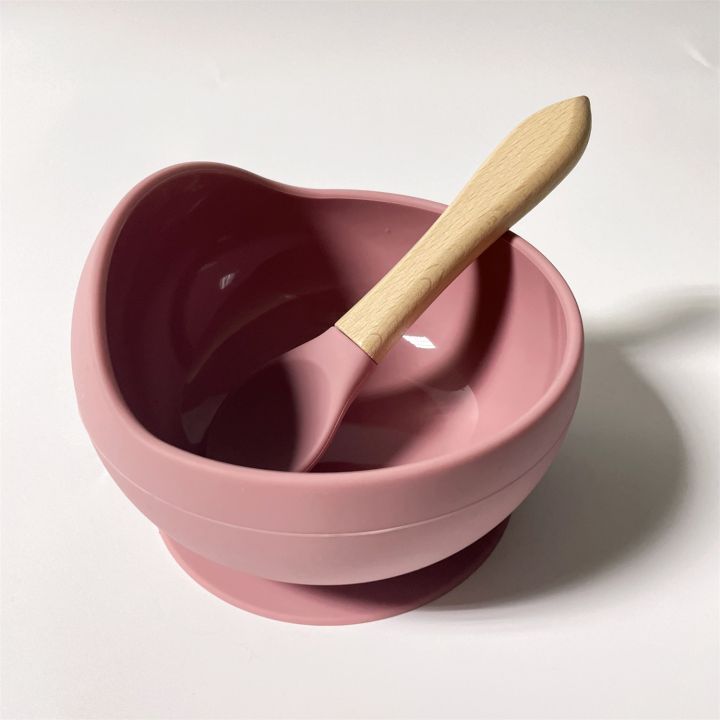 2%20Pcs/Set%20Children's%20Silicone%20Bowl%20Spoon%20Baby%20Suction%20Cup%20Bowl%20for%20Kids%20Toddlers%20BPA%20Free%20Drop-proof%20Feeding%20Tableware%20with%20Spoon%20-%20Image%202