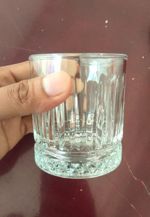 Everyday%20Use%20good%20quality%20Strong%20Crystal%20Clear%20Unique%20design%20Heavy%20Sharbat%20Juice%20Lassie%20Glass%20Set%206%20Piece%20capacity%20250%20Ml%20-%20Image%203