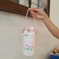 NEW hot and cold Thermos Cup for Guy Women's baby Double Drink Suction Cup Portable Lanyard Vacuum Stainless Steel Water Cup.