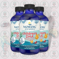 No⁤rdic Natu⁤rals Children's DHA - 530 mg Omega-3s - 119 mL - Strawberry Flavor - with EPA & DHA - for Brain, Eye & Nerve Development. 