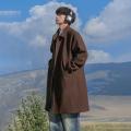 TFETTERS Brand Japan Woolen Overcoat Man Casual Autumn Winter New 2024 Thickening Windbreak Coat Male Daily Vintage Clothing. 