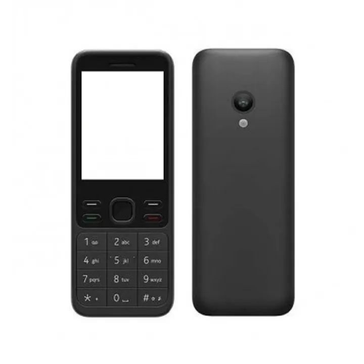 Original%20Nokia%20N150/2020%20Front%20&%20Back%20side%20Mobile%20Casing%20with%20keypad%20mobile%20housing%20phone%20cases%20black%20color%20-%20Image%202