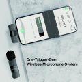 BOYA BY-V10 One-Trigger-One 2.4G Wireless Microphone ystem Clip-on Phone Microphone.