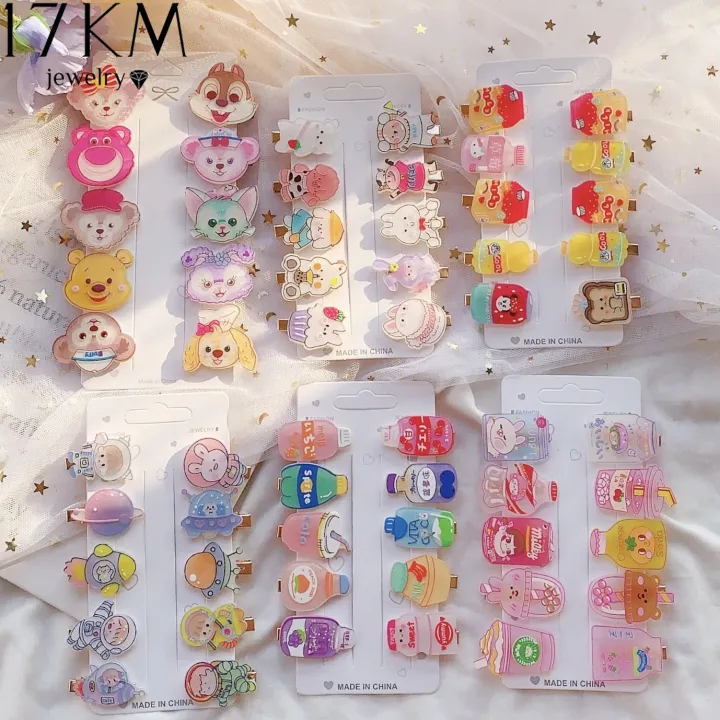 17KM%20Korean%20Version%20of%20Ten%20New%20Children's%20Cartoon%20Cola%20Drink%20Bottle%20Hairpin%20Sweet%20Broken%20Hair%20Clip%20with%20Milk%20Tea%20Juice%20Bangs%20Clip%20Hair%20Accessories%20-%20Image%204