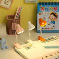 New Petal Mini Clip Night LED Folding Portable Eye Protection Table Light Student Dormitory Learning.
