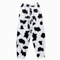 Cow Print Women Wide Leg Pants Autumn Winter Thicken Female Trousers Harajuku Ladies Long Pants Fashion Chic Woman Sweatpants. 