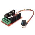 12V 24V 48V 2000W MAX 10-50V 40A PWM HHO DC Motor Speed Control RC Controller Regulator Adjustable Power Switch Board With Case.