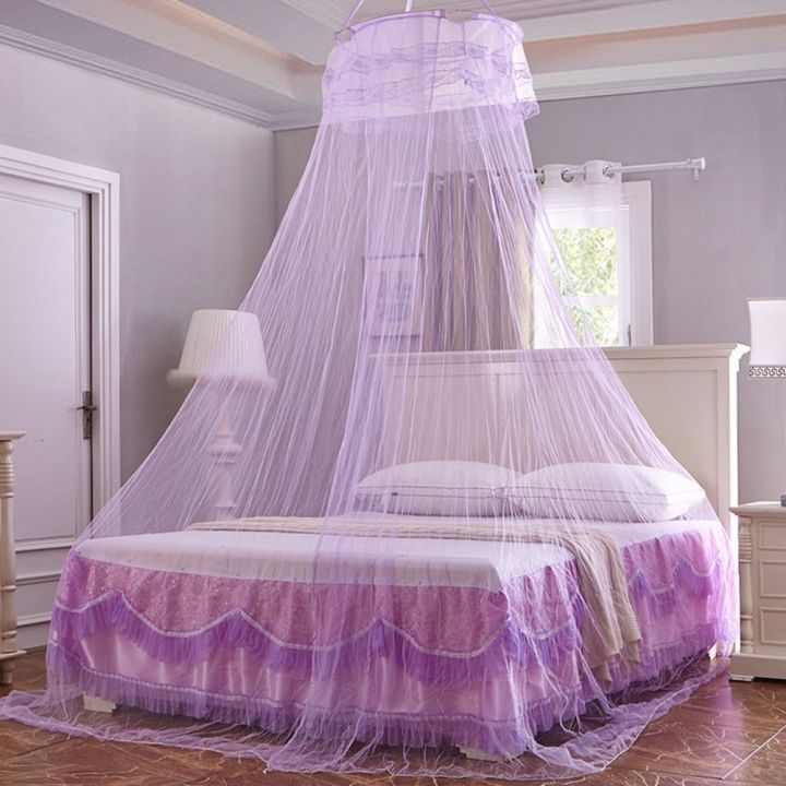 Mosquito%20Net%20for%20Bed,%20Size%20Bed%20Canopy%20Hanging%20Curtain%20Netting,%20Princess%20Round%20Hoop%20Sheer%20Bed%20Canopy%20for%20All%20Purple%20-%20Image%207