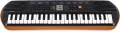 Casio SA-76 Portable Musical Keyboard Piano - Black & Orange with adapter. 