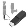 Camera Microphone Audio Adapter Converter Type-C to 3.5mm for External Microphone Connecting Compatible with DJI Osmo Pocket High-Quality Recording Expansion Accessories.