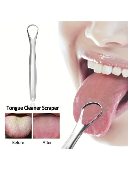 Tongue Scraper Cleaner for Adults Double-sided tongue scraper