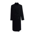 Black Suit Trench Coat Women2022Autumn New High-Grade Temperament Wild Slimming Mid-Length Coat Coat.