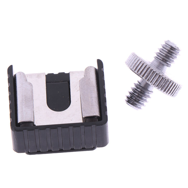1/4"%20Screw%20metal%20flash%20hot%20shoe%20mount%20adapter%20light%20stand%20tripod%20-%20Image%207