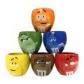1 Piece M&M's Coffee Mugs Ceramic Tea Cups Cute Expression Cartoon Creative Drinkware Coffeeware. 