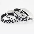 1PC Checkered Silicone Wristband Punk Style Plaid Silicone Bracelet Personality Waterproof Sports Wristband for Men Women SH349. 